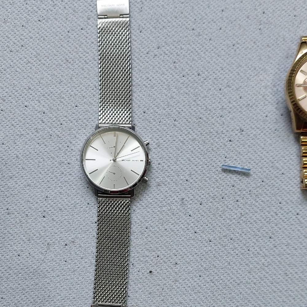 Silver Mesh Strap Watch